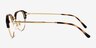 Ray-Ban RB7229 Tortoise MetalEyeglass Frames from EyeBuyDirect, Side View