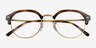 Ray-Ban RB7229 Tortoise MetalEyeglass Frames from EyeBuyDirect, Closed View