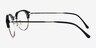 Ray-Ban RB7229 Dark Blue MetalEyeglass Frames from EyeBuyDirect, Side View