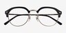 Ray-Ban RB7229 Dark Blue MetalEyeglass Frames from EyeBuyDirect, Closed View