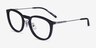 ARNETTE Tiki Matte Black MetalEyeglass Frames from EyeBuyDirect, Angle View