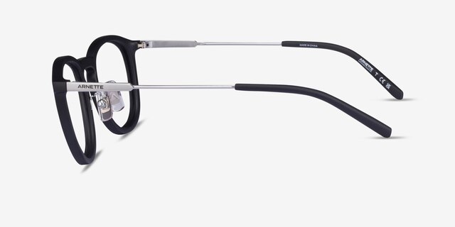 ARNETTE Tiki Matte Black MetalEyeglass Frames from EyeBuyDirect, Side View