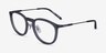 ARNETTE Tiki Transparent Gray MetalEyeglass Frames from EyeBuyDirect, Angle View
