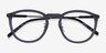 ARNETTE Tiki Transparent Gray MetalEyeglass Frames from EyeBuyDirect, Closed View