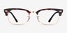 Ray-Ban RB3916V Pink Tortoise AcetateEyeglass Frames from EyeBuyDirect, Front View
