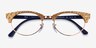 Ray-Ban RB3946V Shiny Gold AcetateEyeglass Frames from EyeBuyDirect, Closed View