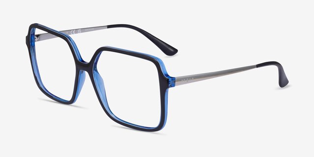 Vogue Eyewear VO5406 Black Green MetalEyeglass Frames from EyeBuyDirect, Angle View