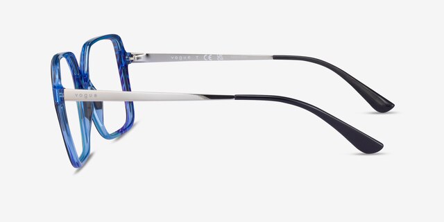 Vogue Eyewear VO5406 Black Green MetalEyeglass Frames from EyeBuyDirect, Side View