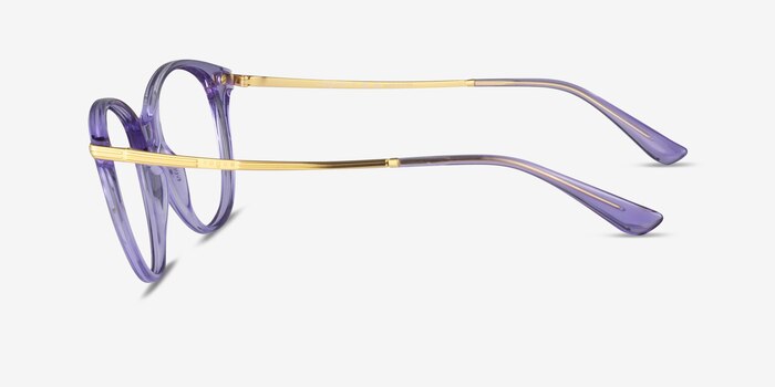 Vogue Eyewear VO5423 Transparent Purple Metal Eyeglass Frames from EyeBuyDirect