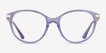 Vogue Eyewear VO5423 Transparent Violet MetalEyeglass Frames from EyeBuyDirect, Front View