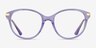 Vogue Eyewear VO5423 Transparent Violet MetalEyeglass Frames from EyeBuyDirect, Front View