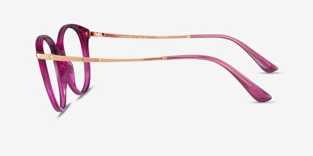 Vogue Eyewear VO5423 Clear Purple MetalEyeglass Frames from EyeBuyDirect, Side View