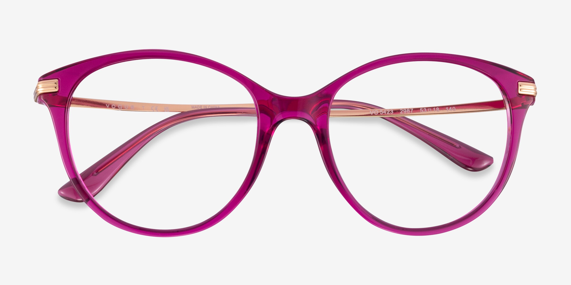 New Ray-Ban Violet Cats Eye 51-18-140 hotsell Women’s Eyeglasses