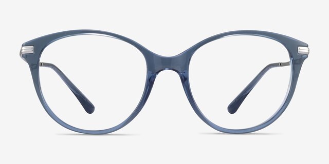 Vogue Eyewear VO5423 Clear Blue MetalEyeglass Frames from EyeBuyDirect, Front View