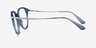 Vogue Eyewear VO5423 Clear Blue MetalEyeglass Frames from EyeBuyDirect, Side View
