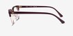 Ray-Ban RB5154 Clubmaster Brown Rose Gold AcetateEyeglass Frames from EyeBuyDirect, Side View