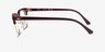 Ray-Ban RB5154 Clubmaster Brown Rose Gold AcetateEyeglass Frames from EyeBuyDirect, Side View