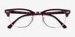 Ray-Ban RB5154 Clubmaster Brown Rose Gold AcetateEyeglass Frames from EyeBuyDirect, Closed View