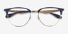 Ray-Ban RB6396 Blue Gold AcetateEyeglass Frames from EyeBuyDirect, Closed View