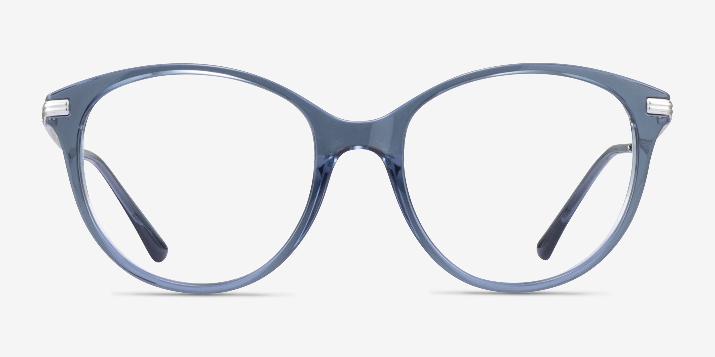 Vogue Eyewear VO5423 - Cat Eye Clear Blue Silver Frame  display picture 1