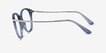 Vogue Eyewear VO5423 Clear Blue Silver MetalEyeglass Frames from EyeBuyDirect, Side View