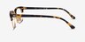 Ray-Ban RB3916V Gold Tortoise AcetateEyeglass Frames from EyeBuyDirect, Side View