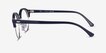Ray-Ban RB4246V Clubround Navy Silver AcetateEyeglass Frames from EyeBuyDirect, Side View