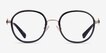 Coach HC5129 Black Gold AcetateEyeglass Frames from EyeBuyDirect, Front View