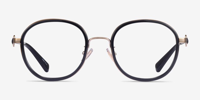 Coach HC5129 Black Gold AcetateEyeglass Frames from EyeBuyDirect, Front View