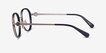 Coach HC5129 Black Gold AcetateEyeglass Frames from EyeBuyDirect, Side View
