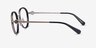 Coach HC5129 Black Gold AcetateEyeglass Frames from EyeBuyDirect, Side View