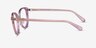 Coach HC5154 Transparent Pink AcetateEyeglass Frames from EyeBuyDirect, Side View