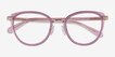 Coach HC5154 Transparent Pink AcetateEyeglass Frames from EyeBuyDirect, Closed View