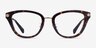 Coach HC6141 Dark Tortoise AcetateEyeglass Frames from EyeBuyDirect, Front View