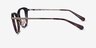 Coach HC6141 Dark Tortoise AcetateEyeglass Frames from EyeBuyDirect, Side View