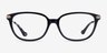 Coach HC6185 Shiny Black AcetateEyeglass Frames from EyeBuyDirect, Front View