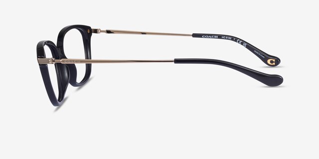 Coach HC6185 Shiny Black AcetateEyeglass Frames from EyeBuyDirect, Side View