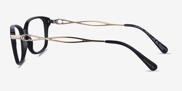 Coach HC6172 Black AcetateEyeglass Frames from EyeBuyDirect, Side View