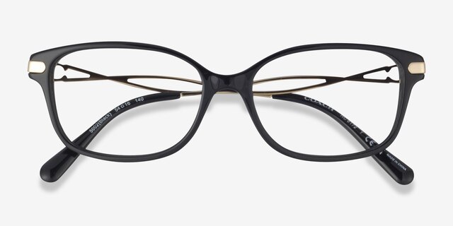 Coach HC6172 Black AcetateEyeglass Frames from EyeBuyDirect, Closed View