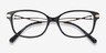 Coach HC6172 Black AcetateEyeglass Frames from EyeBuyDirect, Closed View
