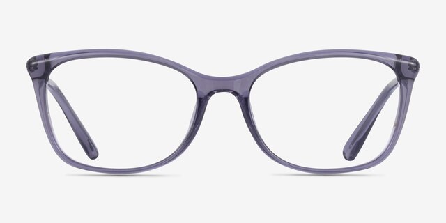 Coach HC6192U Transparent Purple PlasticEyeglass Frames from EyeBuyDirect, Front View