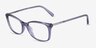Coach HC6192U Transparent Purple PlasticEyeglass Frames from EyeBuyDirect, Angle View