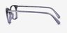 Coach HC6192U Transparent Purple PlasticEyeglass Frames from EyeBuyDirect, Side View