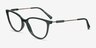 Armani Exchange AX3128 Vert Éco-responsableMontures de lunettes de vue d'EyeBuyDirect, Vue d'Angle