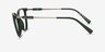 Armani Exchange AX3128 Vert Éco-responsableMontures de lunettes de vue d'EyeBuyDirect, Vue de Côté