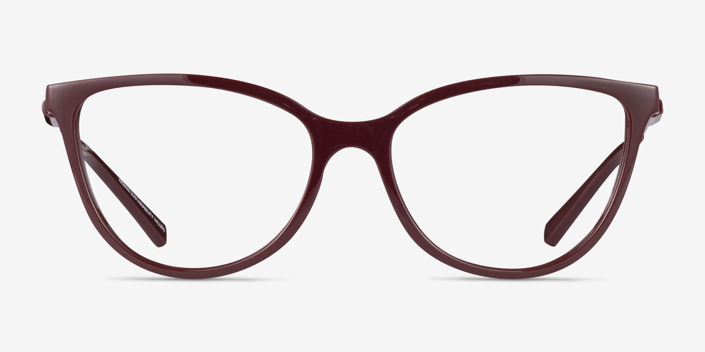 Armani Exchange AX3128 - Cat Eye Red Frame Glasses For Women