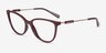 Armani Exchange AX3128 Red Eco-friendlyEyeglass Frames from EyeBuyDirect, Angle View