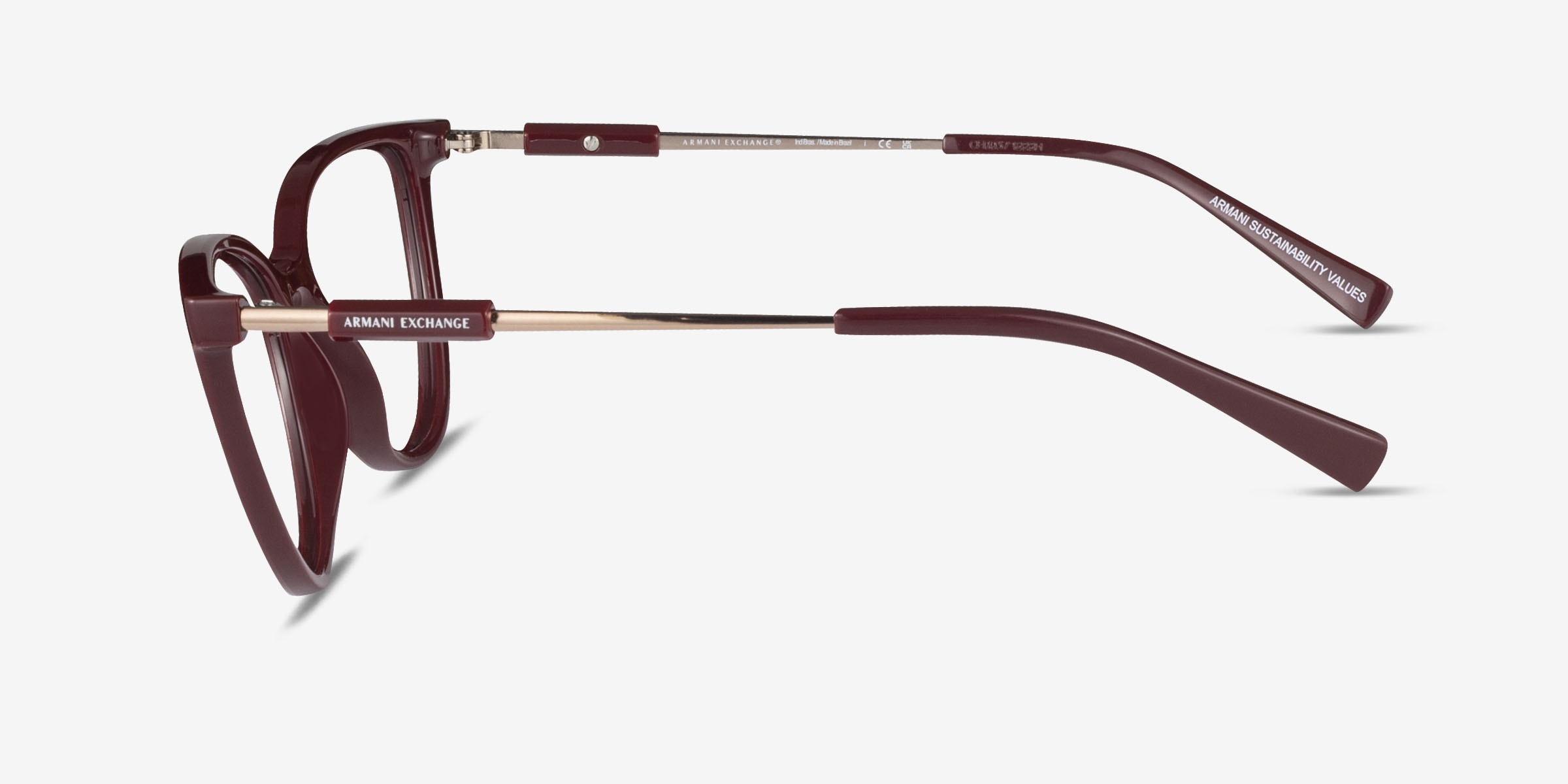 Armani Exchange AX3128 - Cat Eye Red Frame Glasses For Women  display picture 1