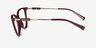 Armani Exchange AX3128 Red Eco-friendlyEyeglass Frames from EyeBuyDirect, Side View