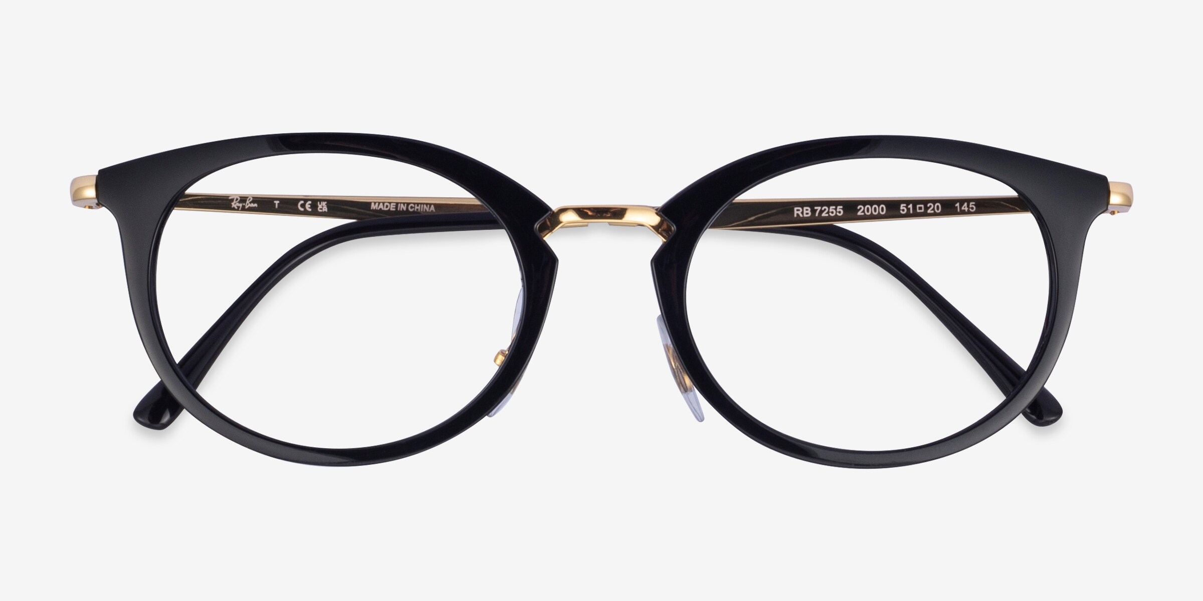 Ray-Ban RB7255 - Cat Eye Clear Frame Eyeglasses | Eyebuydirect